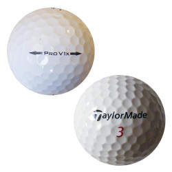 Trénink mix 4-vrstvé golfové míče (Titleist Pro V1, TaylorMade Penta) 50 +10 ks ZDARMA - C